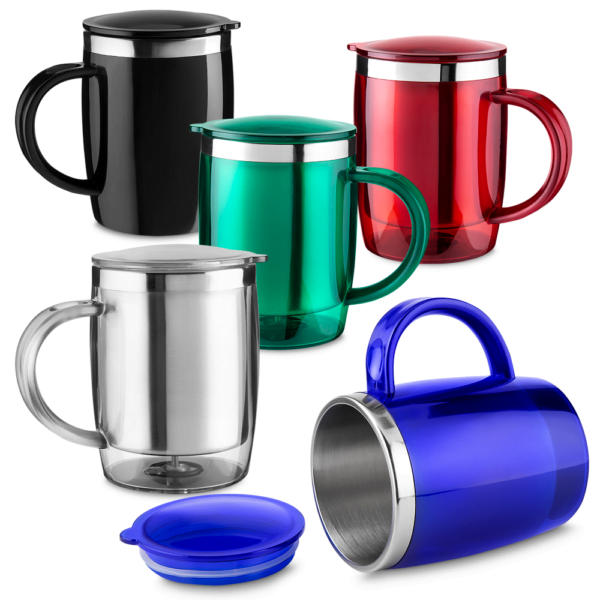 Caneca plástica com inox UP10A 0510
